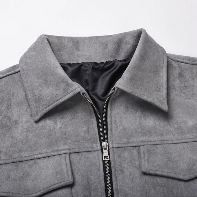 Rex - Oversized Suede Jacket