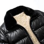 Russ - Sherpa-Lined Quilted Puffer Jacket