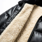 Russ - Sherpa-Lined Quilted Puffer Jacket