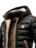 Sam - Sherpa-Lined Hooded Puffer Jacket