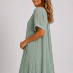 Violet - Flowy V-Neck Maxi Dress