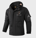 Walker - Hooded Multi-Pocket Jacket in Black (Style B)